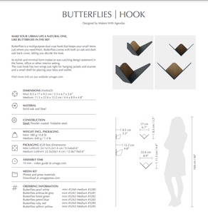 Butterflies Hooks - Meraki Table Selection