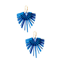 Kite Pleated Earrings (various colors)
