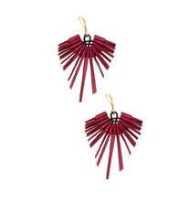 Kite Pleated Earrings (various colors)