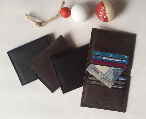 Leather Card Holder by Catherine K
