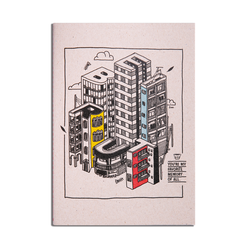Beirut by Boo A5 Notebook by Art Of Boo X Btdt