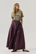 Scarlett Maxi Skirt in Silver