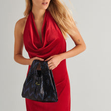 BLACK sequin PARTY bag 