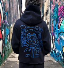 Bear Vibes Only Hoodie in Black by Liam is (12)