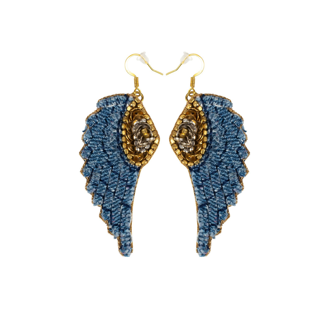 Anita Earrings Denim