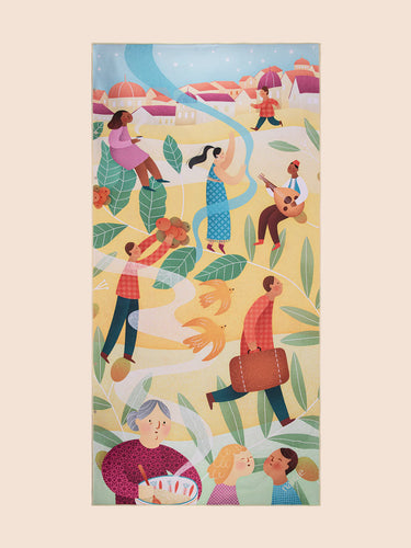 A Journey Home Art Towel by Narrae