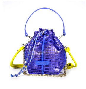 Bibi Leather Bag in Splash Blue