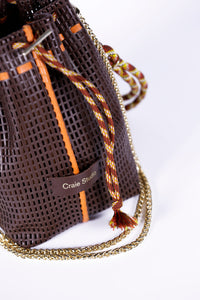 Bibi Leather Bag in Chocolate Brown