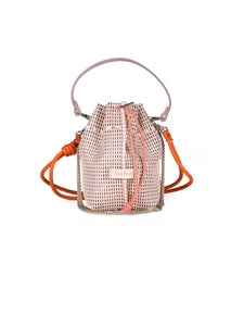 Bibi Leather Bag in Peach