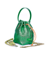 Bibi Leather Bag in Tropic Green