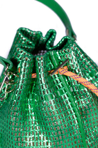 Bibi Leather Bag in Tropic Green