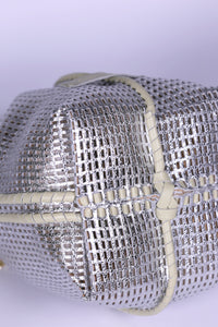 Bibi Leather Bag in Silver