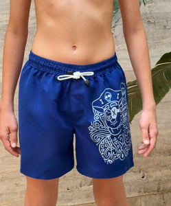 Octopus Pirate Swim Shorts in Black by Liam is (13)