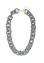 Glass Beaded Necklace in Gold