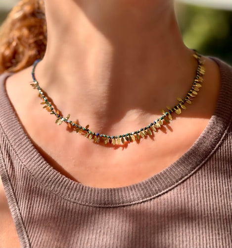 Pearl Necklace with Tassels Necklace by The Sisters