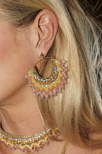 Maria Hoops in Copper Pink