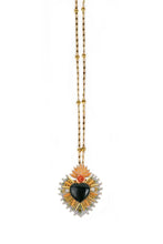 Rosalia Sacred Heart Necklace
