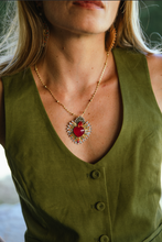 Rosalia Sacred Heart Necklace