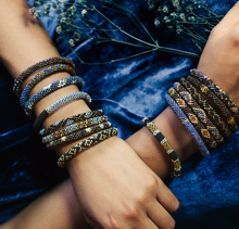 Orient Glass Beaded Bracelets