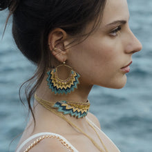 Maria Hoops in Copper Pink
