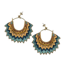 Maria Hoops in Copper Pink