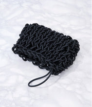 Linda Rubber Knitted Clutch