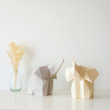 baby elephant paper lamp
