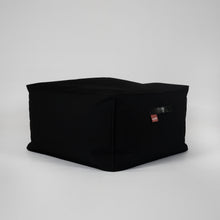 Square pouf in Black by Waste