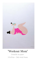 “My Fat Lady” Workout Mom Painting