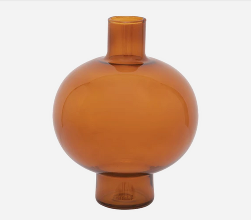Round Vase in Golden Oak - Meraki Table Selection