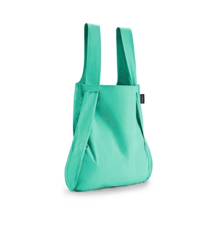 Tote Backpack Reflective Mini Mint