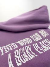 Your Mind Can Be A Scary Place Lilac Hoodie by Cut Paste Build