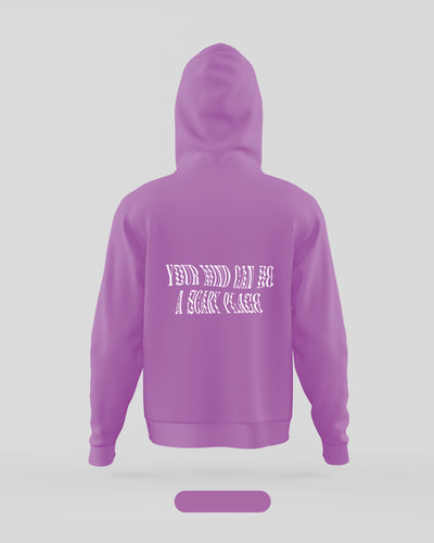 Your Mind Can Be A Scary Place Lilac Hoodie by Cut Paste Build