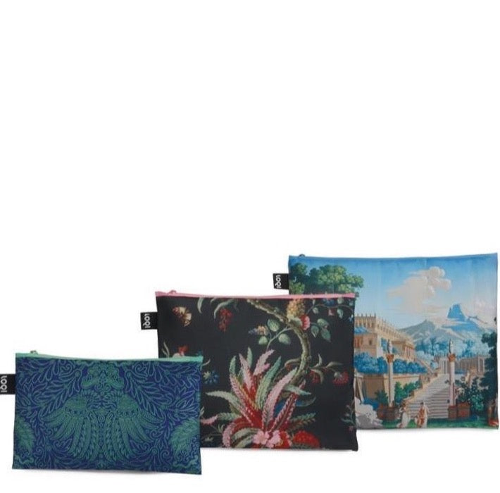 Japanese, arabesque, Landscape Zip Pockets Set