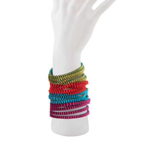 Eos Pleated Bracelet Multicolored