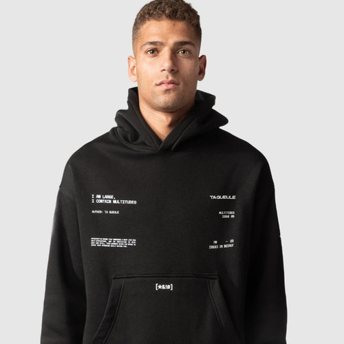 Typography Hoodie by Ta Gueule