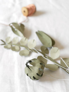 Paper Field Flowers in Green S DIY Kit