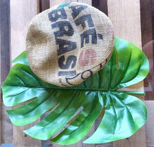 Upcycled Coffee Bag Béret