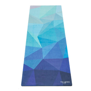Combo Yoga Mat Geo Blue