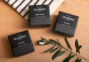 Gift Set of 3 Matured Handcrafted Men Soaps by Le Joyau D’Olive