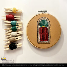 The Wannabe Granny DIY Embroidery Kit 2 - Stitching Back Beirut edition - Oddfish X Untalented giraffe