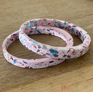 Terrazzo Pink Bracelets by Cluster