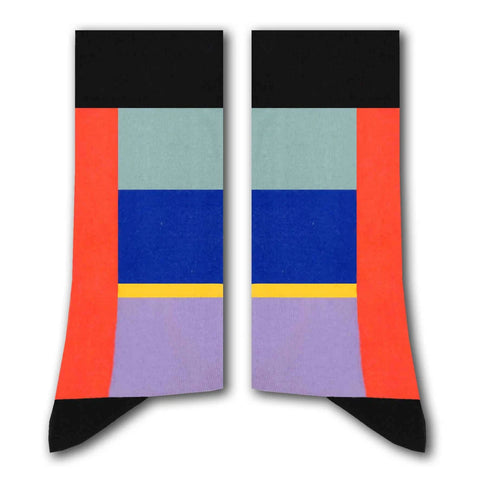 Geometric Socks by Sikasok