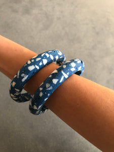 Terrazzo Blue Bracelets by Cluster