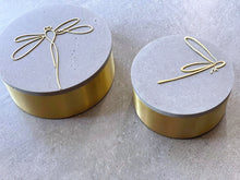 Dragonfly Brass and Concrete Boxes by Il Était Une Fois