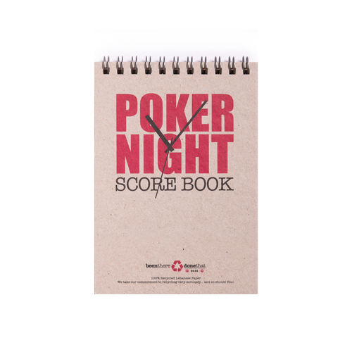 Poker Night Lined Pocket Pad Notebook by Btdt