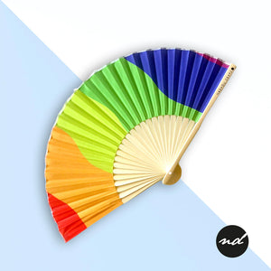Rainbow Purse Hand Fan by Nashou Dearz