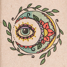 Eye & Moon Plain Miniature Notebook by Btdt