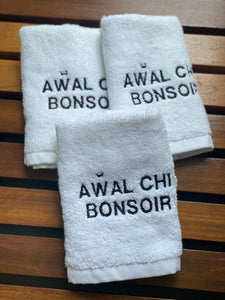 Embroidered Towels by Jentonic